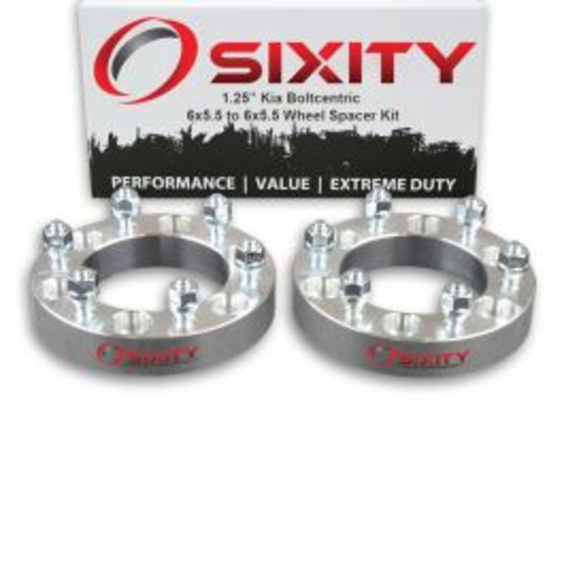 Sixity 2 pc 1.25" Thick Wheel Spacers - Kia Sedona - 6x5.5