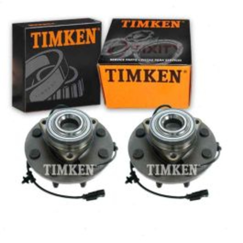 2 pc Timken Front Wheel Bearing Hub Assemblys for 2006-2008 Dodge Ram 2500