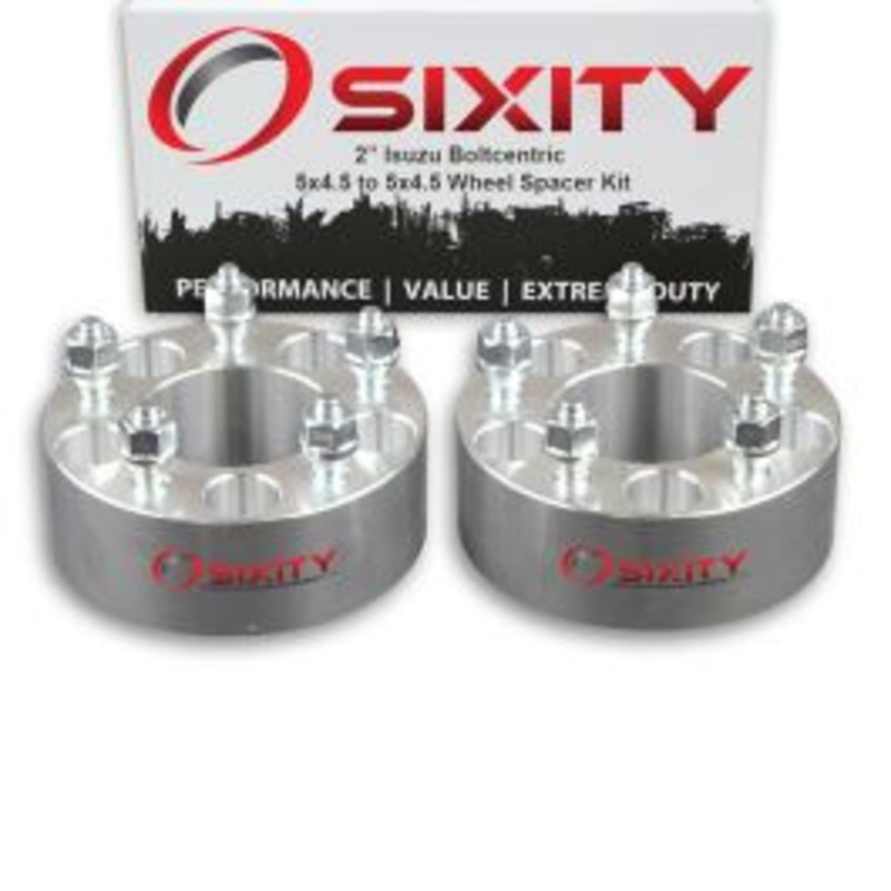 Sixity 2 pc 2" Thick Wheel Spacers - Isuzu Oasis - 5x4.5