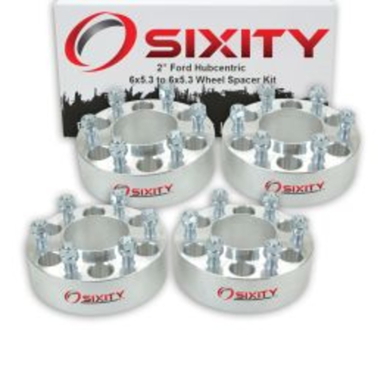Sixity 4 pc 2" Thick Hubcentric Wheel Spacers - Ford F150 Expedition - 6x5.3