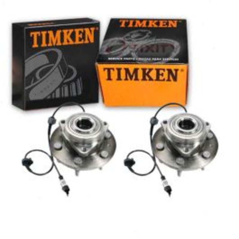 2 pc Timken Front Wheel Bearing Hub Assemblys for 2007-2014 Cadillac Escalade