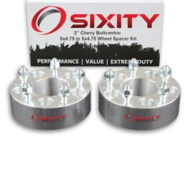 Sixity 2 pc 2" Thick Wheel Spacers - Chevy Camaro Corvette - 5x4.75