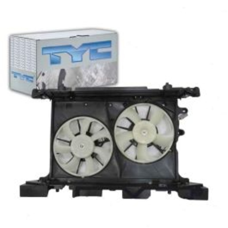TYC 623440 Dual Radiator & Condenser Fan Assembly