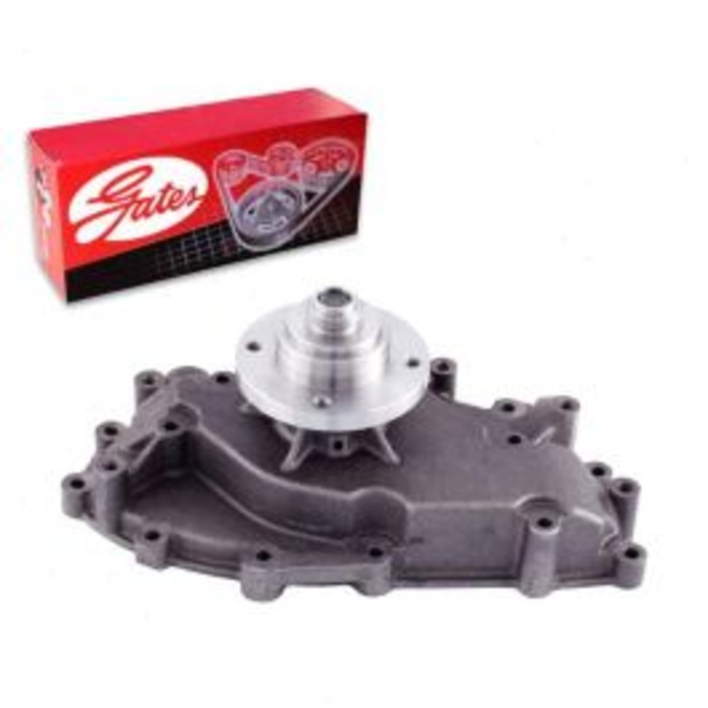 Gates Engine Water Pump for 1983-1991 Ford E-250 Econoline Club Wagon 6.9L 7.3L V8