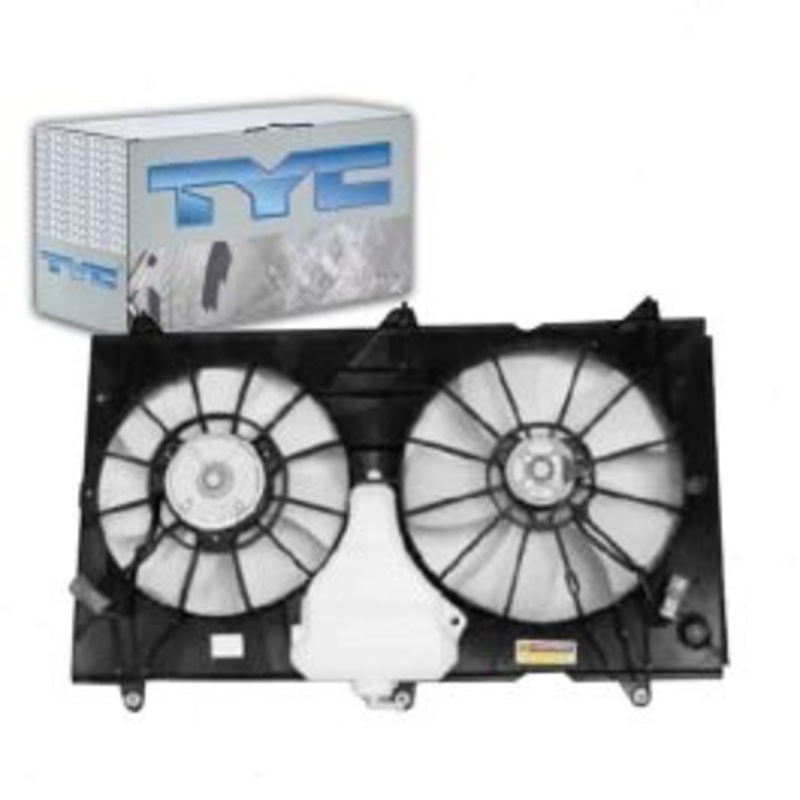 TYC 620690 Dual Radiator & Condenser Fan Assembly