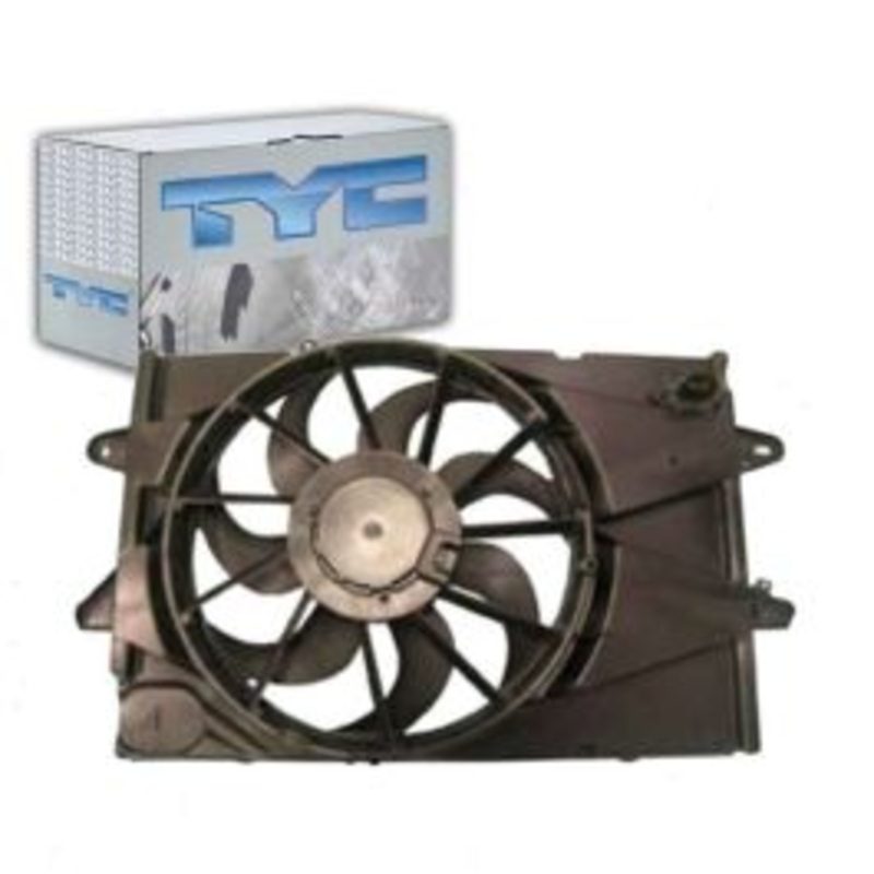 TYC 622720 Dual Radiator & Condenser Fan Assembly