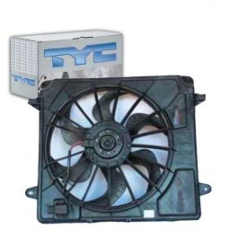 TYC Dual Radiator & Condenser Fan Assembly for 2008-2011 Jeep Wrangler