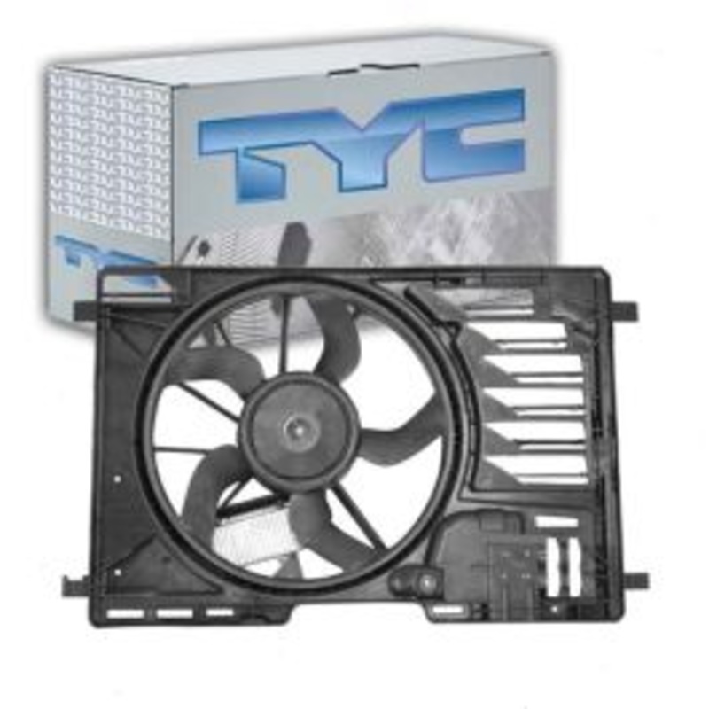 TYC Dual Radiator & Condenser Fan Assembly for 2012-2018 Ford Focus