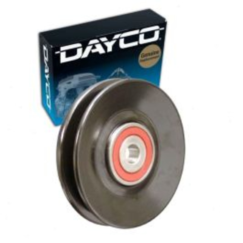 Dayco Fan Drive Belt Idler Pulley for 1985-1989 Dodge W150 3.9L 5.2L 5.9L V6 V8