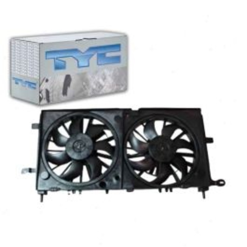 TYC Dual Radiator & Condenser Fan Assembly for 2006-2009 Chevrolet Uplander 3.9L V6