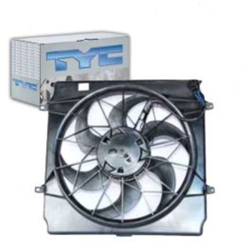 TYC 621140 Dual Radiator & Condenser Fan Assembly