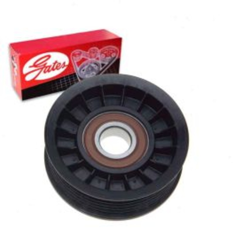 Gates DriveAlign Grooved Pulley Drive Belt Idler Pulley for 2005-2010 Pontiac G6 3.5L 3.9L V6
