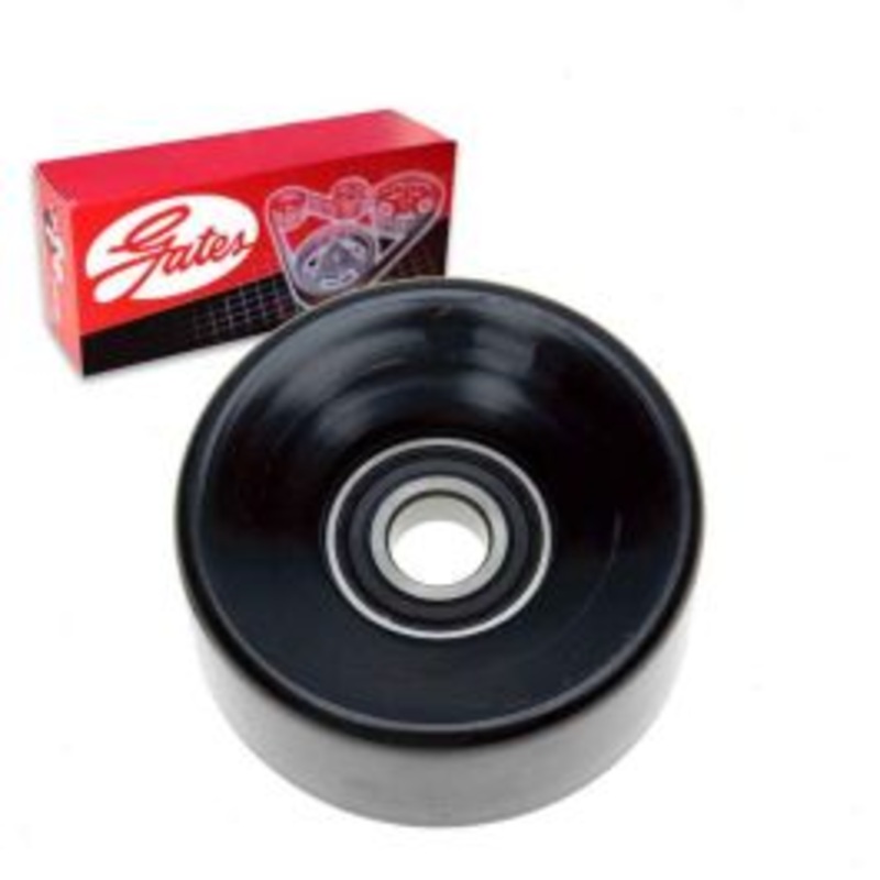 Gates DriveAlign Smooth Pulley Drive Belt Idler Pulley for 1995-1997 Ford F-350 7.3L V8