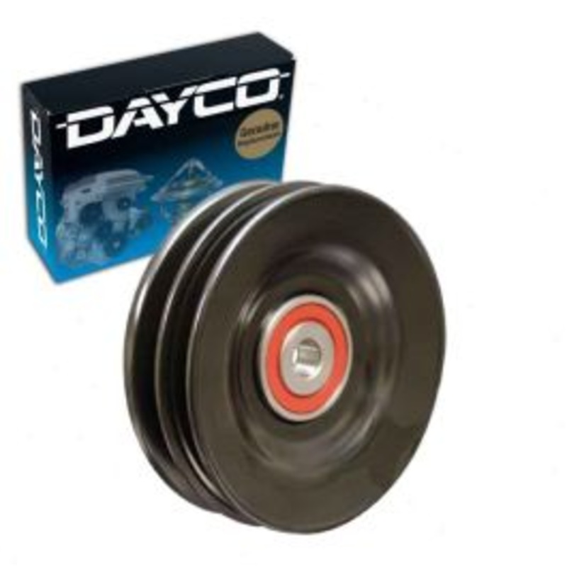 Dayco Alternator Drive Belt Idler Pulley for 1985-1991 Dodge D150 3.9L 5.2L 5.9L V6 V8