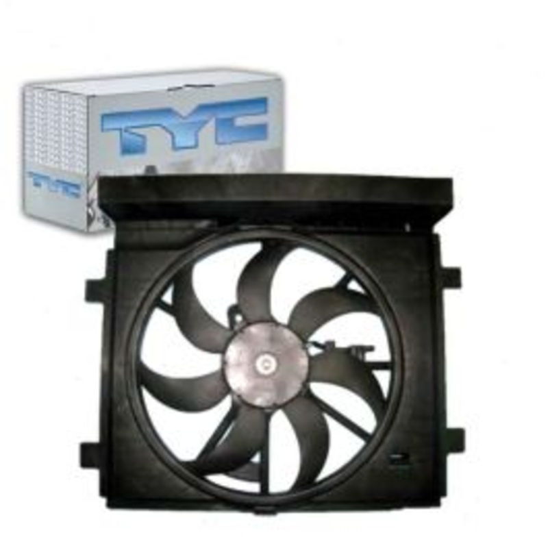 TYC Dual Radiator & Condenser Fan Assembly for 2013-2016 Nissan Sentra