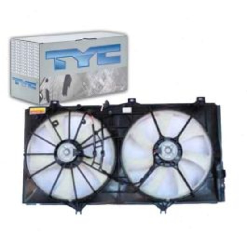 TYC Dual Radiator & Condenser Fan Assembly for 2007-2011 Toyota Camry 3.5L V6