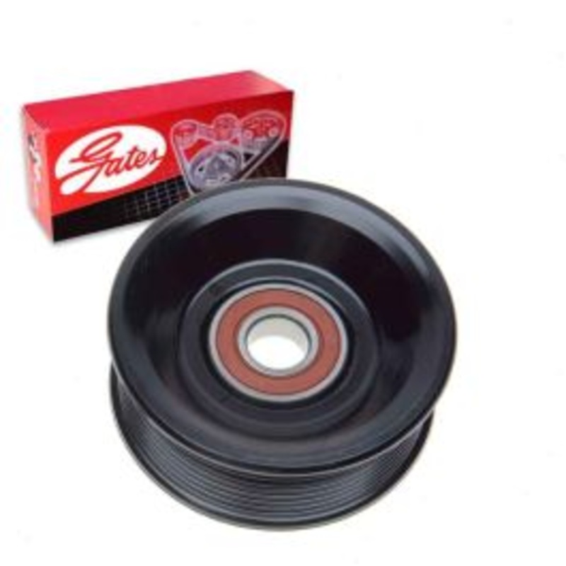 Gates DriveAlign Grooved Pulley Drive Belt Idler Pulley for 1995-1997 Ford F-350 7.3L V8