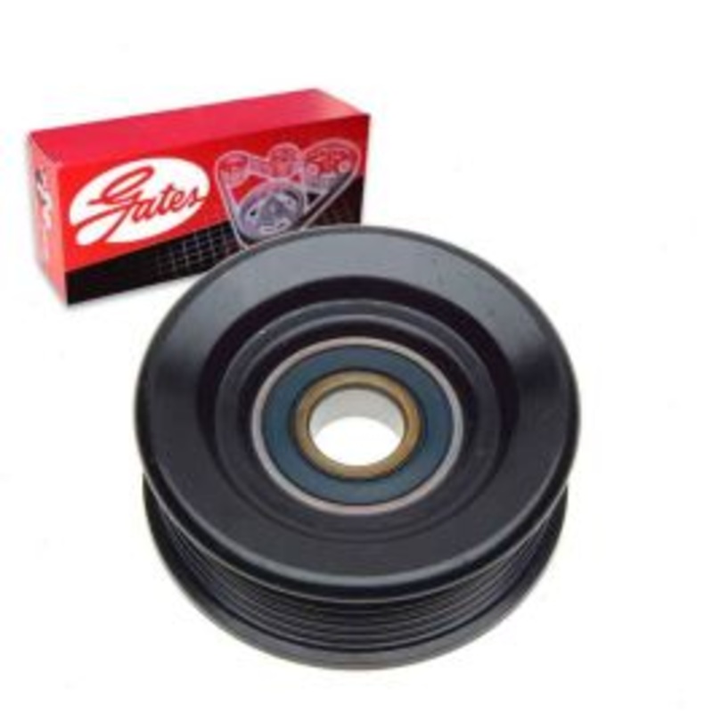 Gates DriveAlign Grooved Pulley Drive Belt Idler Pulley for 2000-2011 Mercury Grand Marquis 4.6L V8