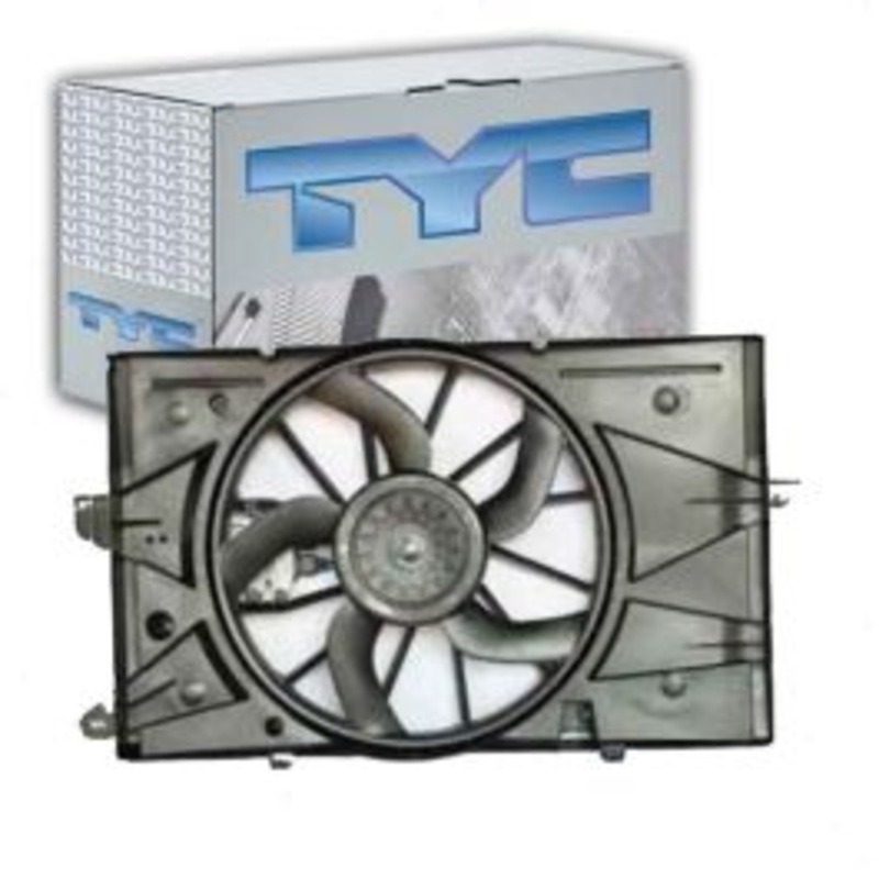 TYC Dual Radiator & Condenser Fan Assembly for 2008-2009 Mercury Sable