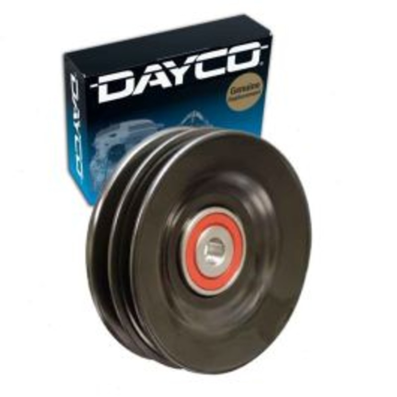 Dayco Alternator Drive Belt Idler Pulley for 1985-1991 Dodge W350 5.9L V8