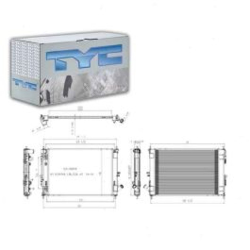 TYC Radiator for 2016 Hyundai Elantra GT 2.0L L4