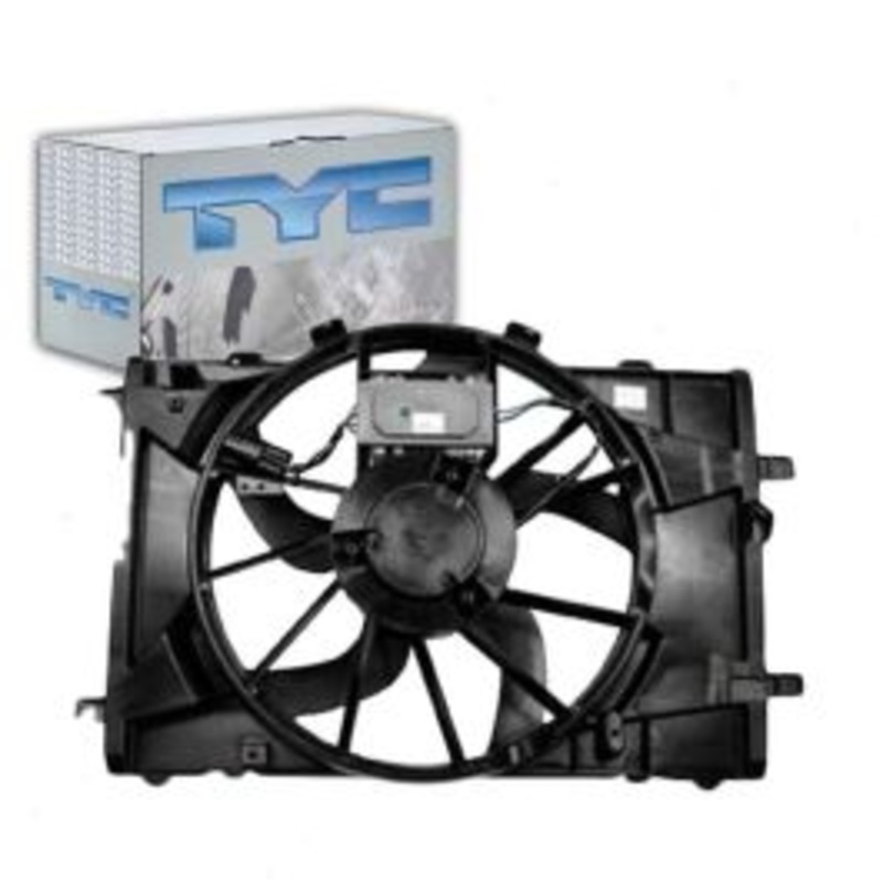 TYC Dual Radiator & Condenser Fan Assembly for 2010-2012 Ford Fusion 2.5L 3.0L L4 V6