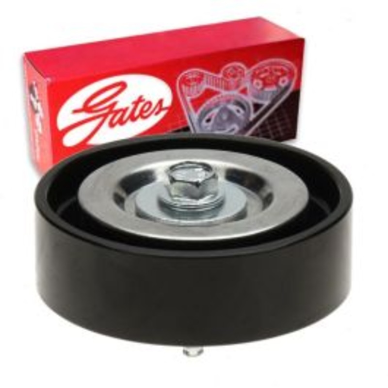 Gates DriveAlign Drive Belt Idler Pulley for 2013-2019 Ford Explorer 2.0L 2.3L L4