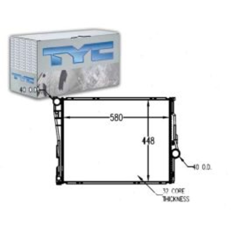 TYC Radiator for 1999 BMW 318i 1.9L L4