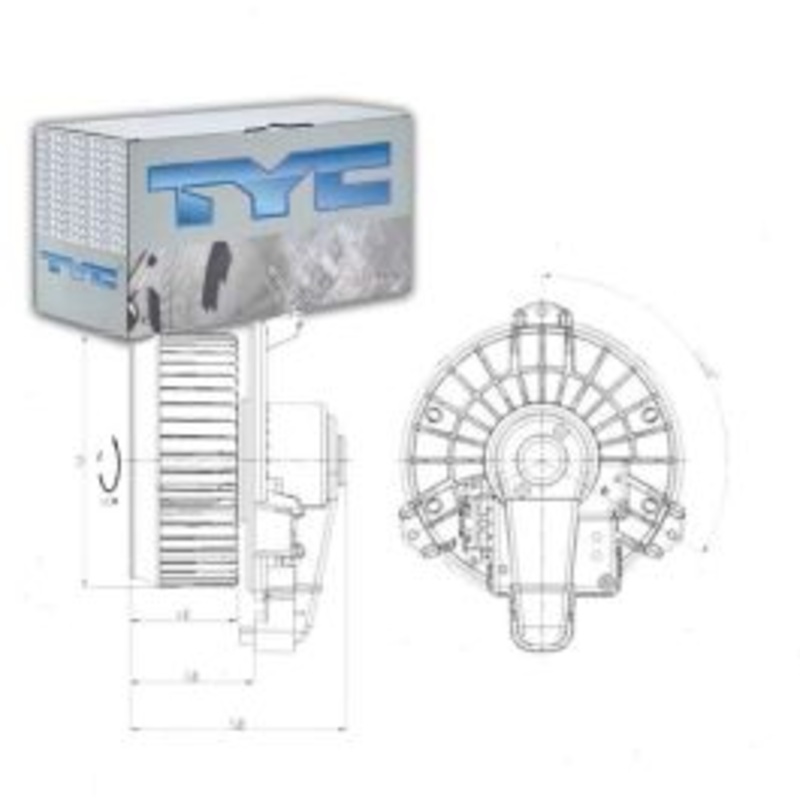 TYC 700215 HVAC Blower Motor