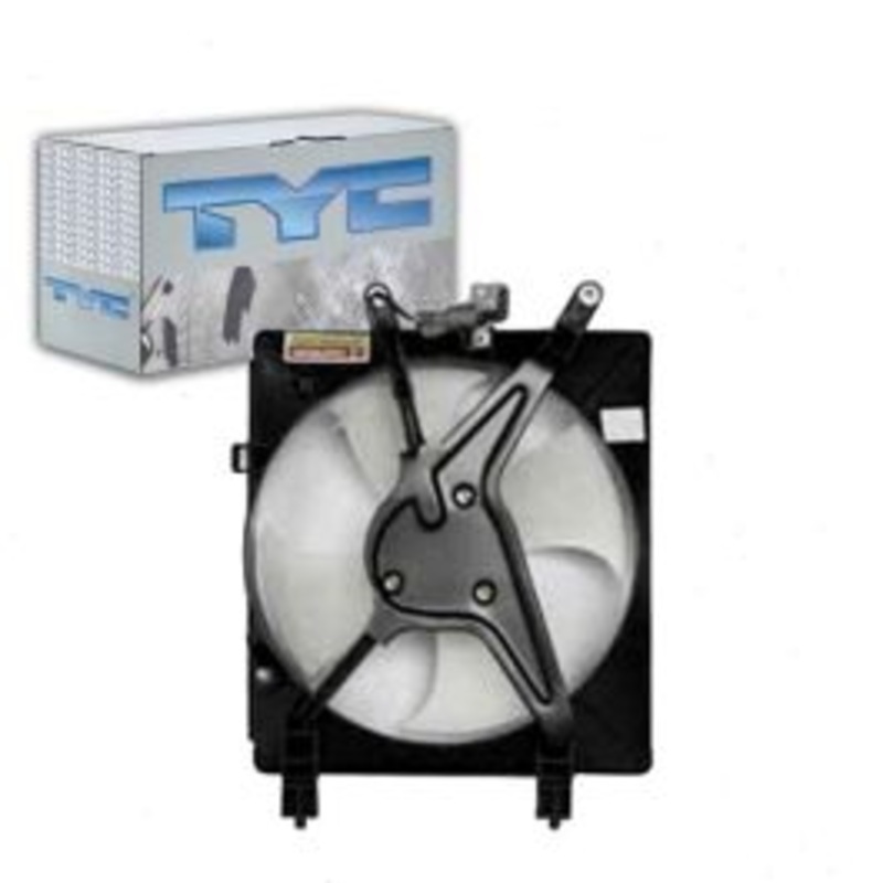 TYC Right AC Condenser Fan Assembly for 2001-2005 Honda Civic 1.7L 2.0L L4
