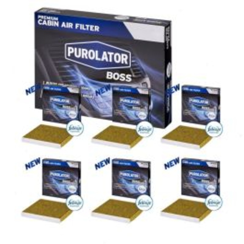 6 pc Purolator BOSS PBC36156 Cabin Air Filters