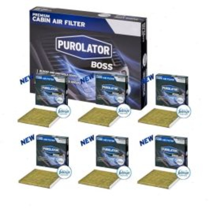 6 pc Purolator BOSS PBC35479 Cabin Air Filters
