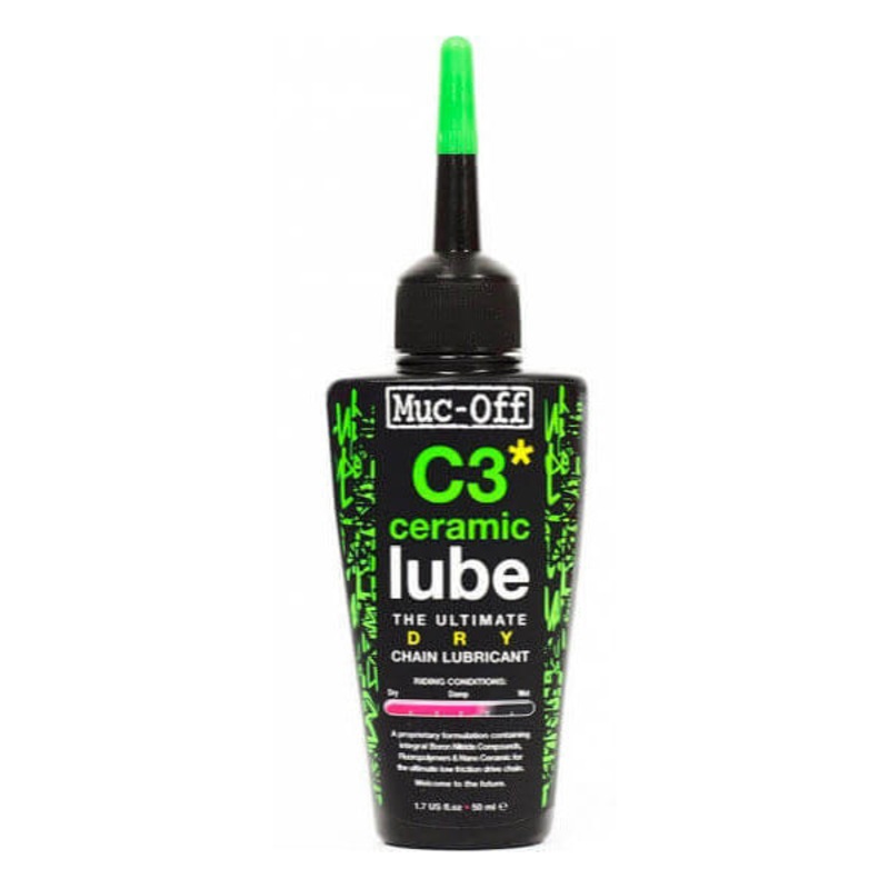 Muc-Off C3 Ceramic Dry Chain Lube 50ml Bottle - 50ml Bottle